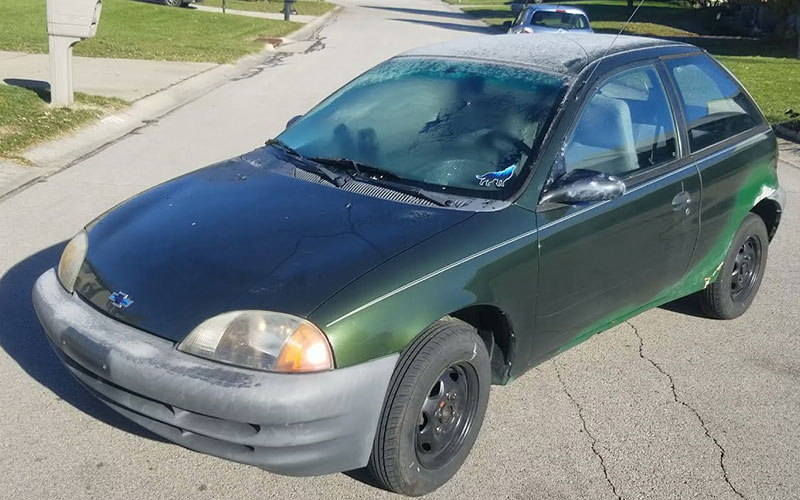 1999 Chevrolet Metro - ED Woodard on youtube.com