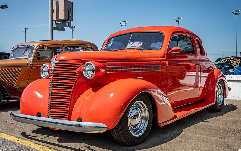 Restored classic car