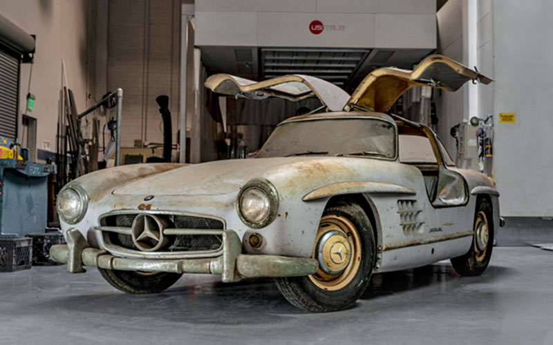 Mercedes 300SL Gullwing Barnfind - mercedesheritage.com