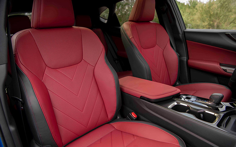 2022 Lexus NX Rioja Red Interior - pressroom.lexus.com