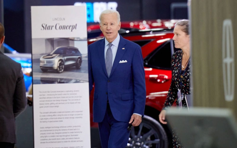 President Joe Biden at the Detroit Auto Show - naias.com