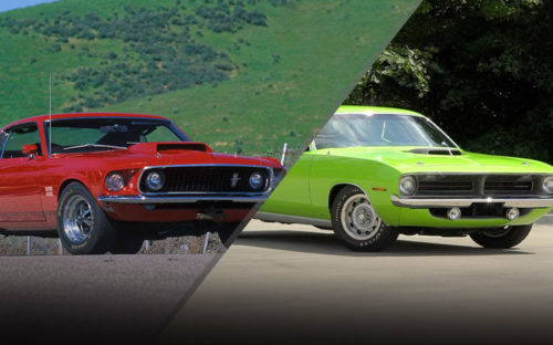 Classic Comparison: ’70 Barracuda vs Boss 429 Mustang