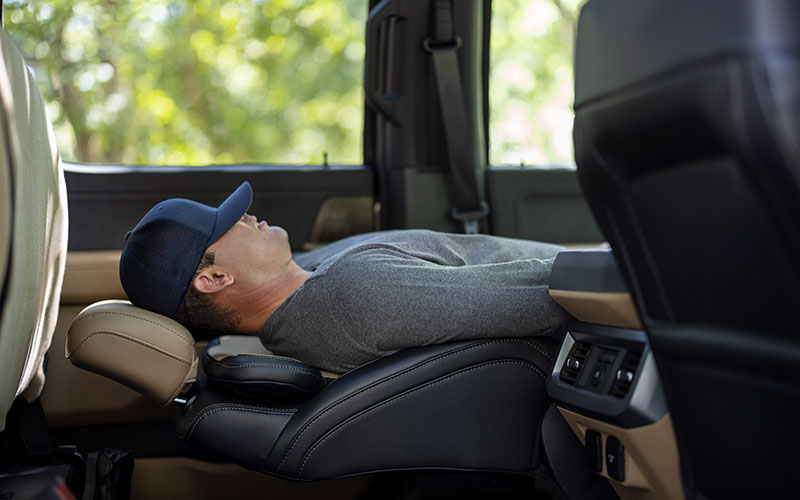 2023 Ford Super Duty Max Recline Seats - media.ford.com
