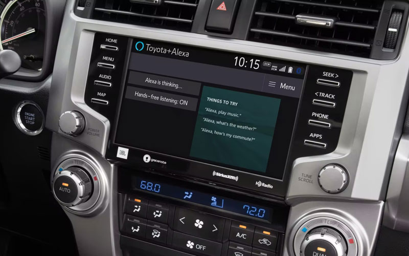 2023 Toyota 4Runner integrated Amazon Alexa - toyota.com