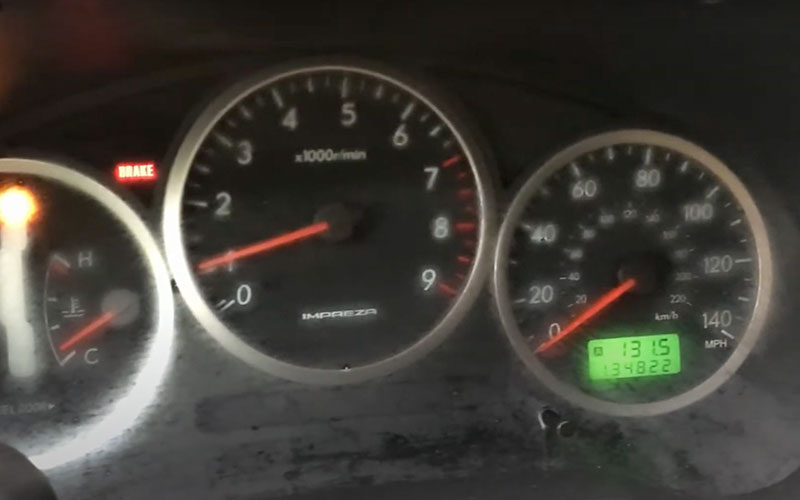 Foggy gauge cluster - Chris Iovino on youtube.com