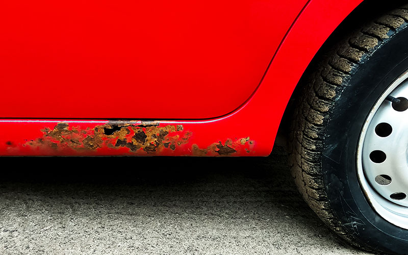 Car with some rust