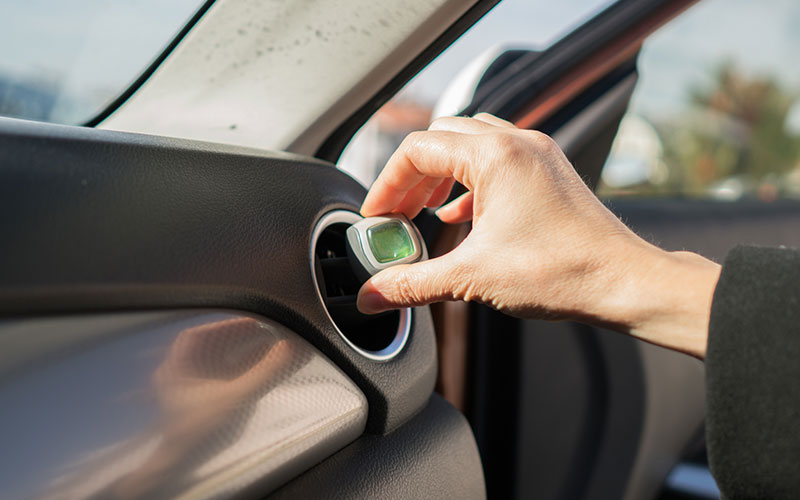 Installing an air freshener