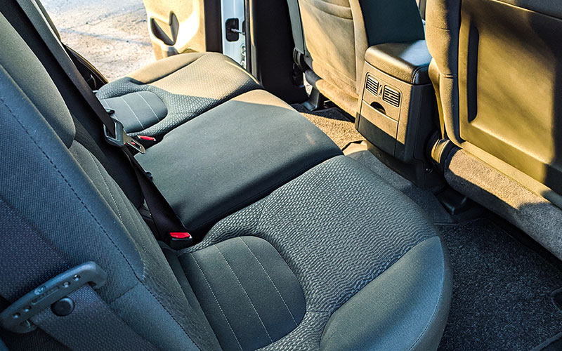 Backseat interior