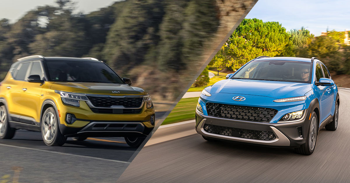 2023 Kia Seltos vs Hyundai Kona