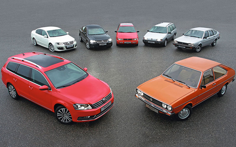 Volkswagen Passat Generations - volkswagen-newsroom.com