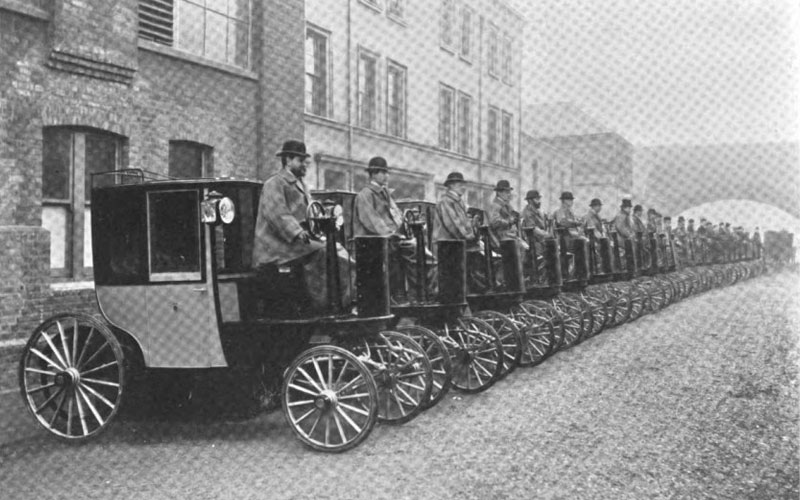 Electric cab fleet from London Electrical Company - voltagehire.com