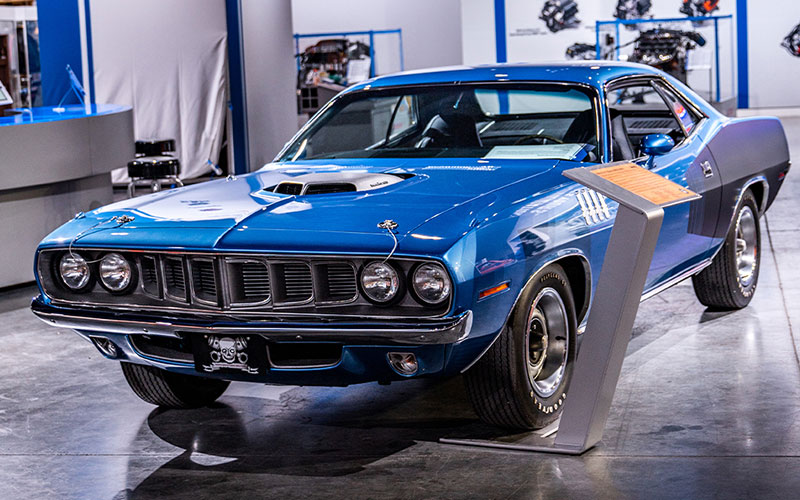 2022 SEMA 'Cuda display - MOPAR on facebook.com