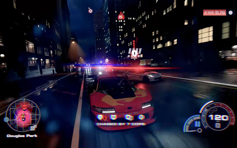 Need for Speed Unbound police chase - ea.com