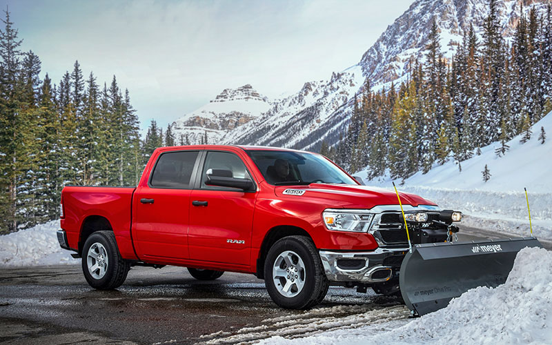 2023 Ram 1500 with Snow Plow Package - media.stellantisnorthamerica.com