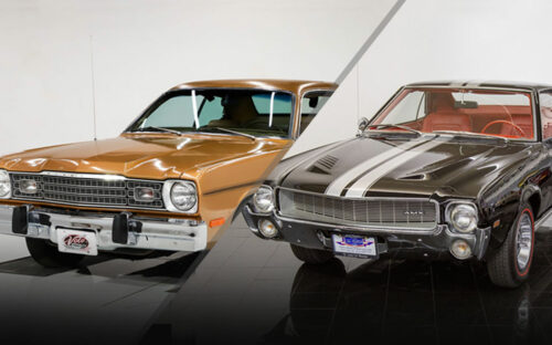 AMC AMX vs. Plymouth Duster