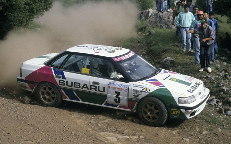 Subaru Legacy in 1990 WRC - wrc.com Subaru Legacy in 1990 WRC - wrc.com