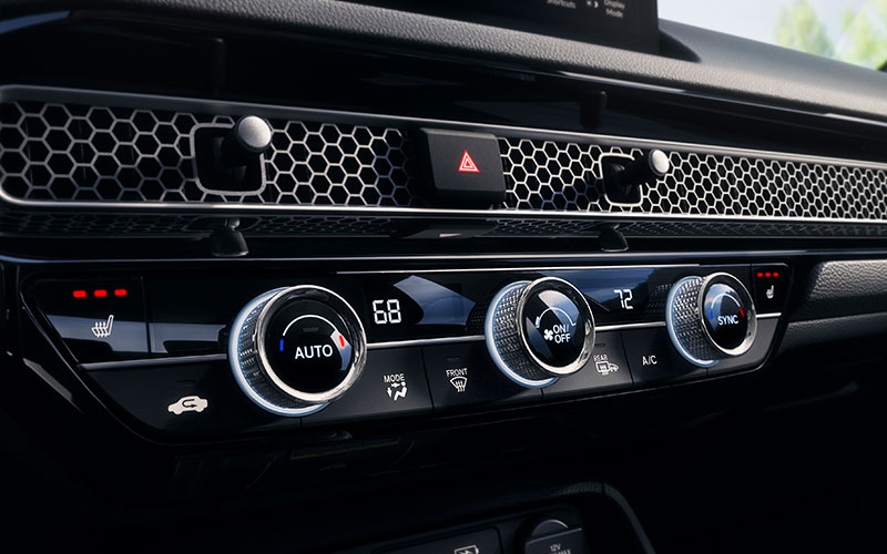 2023 Honda Civic Dual Zone Climate Control - automobiles.honda.com