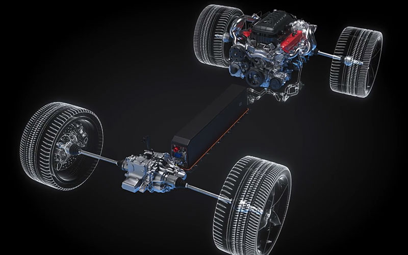 Chevy Corvette e-Ray LT2 V8 and Battery - chevrolet.com