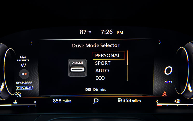2023 Infiniti QX60 12.3-Inch Gauge Cluster - usa.infinitinews.com