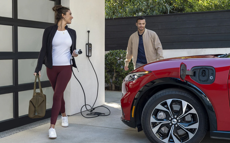 Ford Mustang Mach-E home charging - ford.com