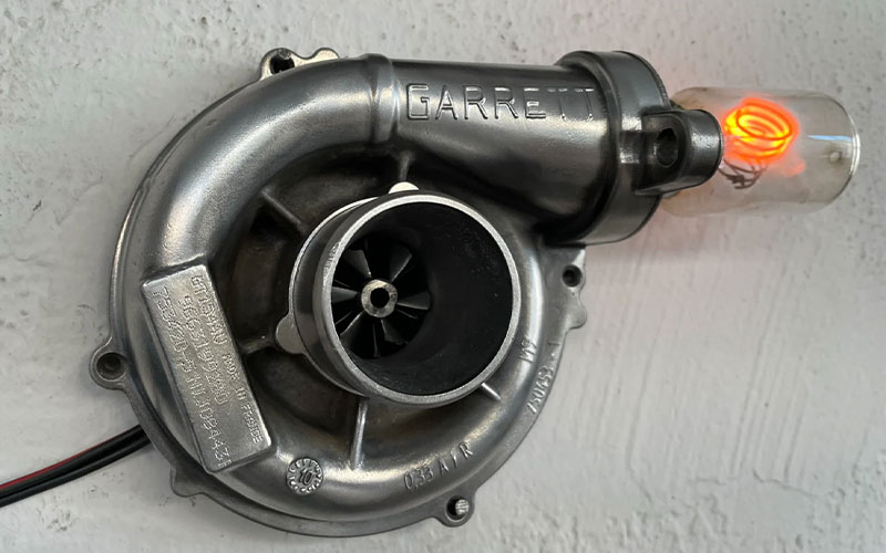 Turbocharger Lamp - AutoDecoration on Etsy