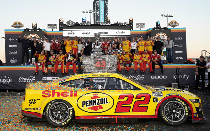 2022 NASCAR Cup Series Champion Joey Logano – @joeylogano on Twitter