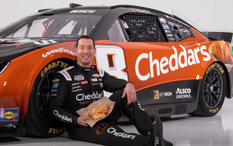 Kyle Busch next to his #8 car – @KyleBusch on Twitter