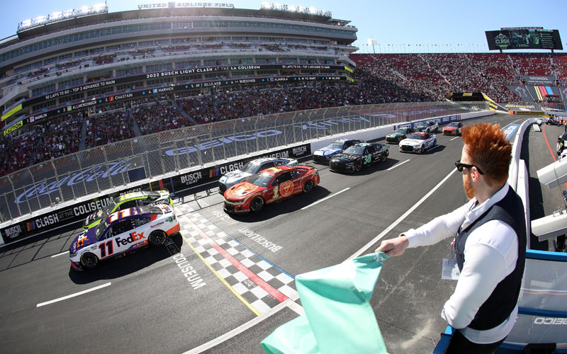 NASCAR at the LA Coliseum - @NASCAR on Twitter