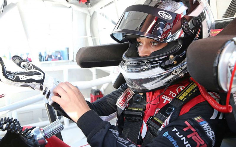 NASCAR driver getting ready to race - absnews.go.com