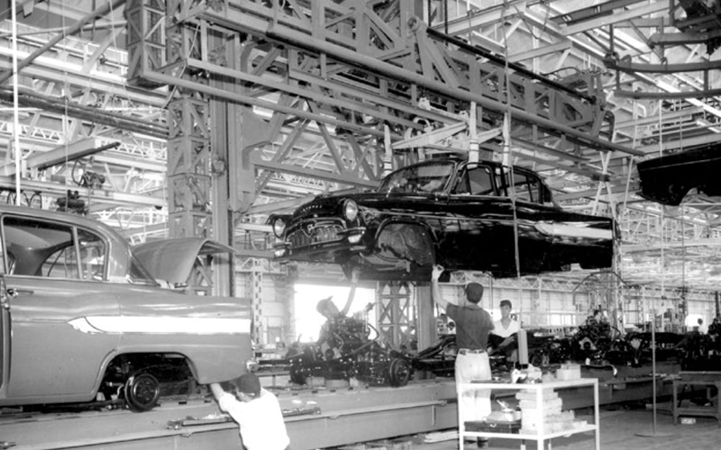 Motomachi Plant Assembly Line 1959 - toyota-global.com