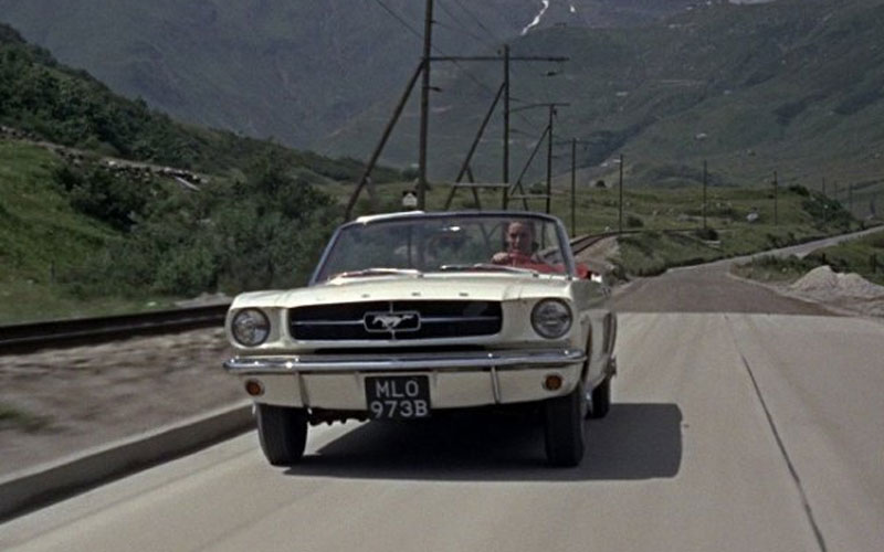 Preproduction Ford Mustang in "Goldfinger" - imcdb.org