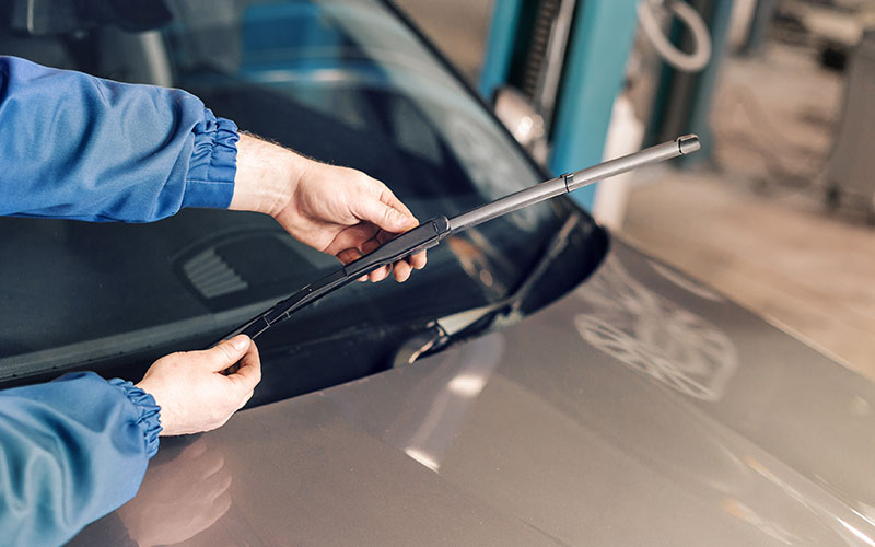 Windshield wiper inspection Windshield wiper inspection