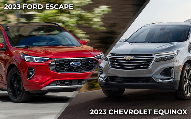 2023 Ford Escape - media.ford.com | 2023 Chevrolet Equinox - chevrolet.com