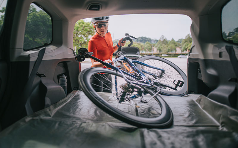 Bike in trunk