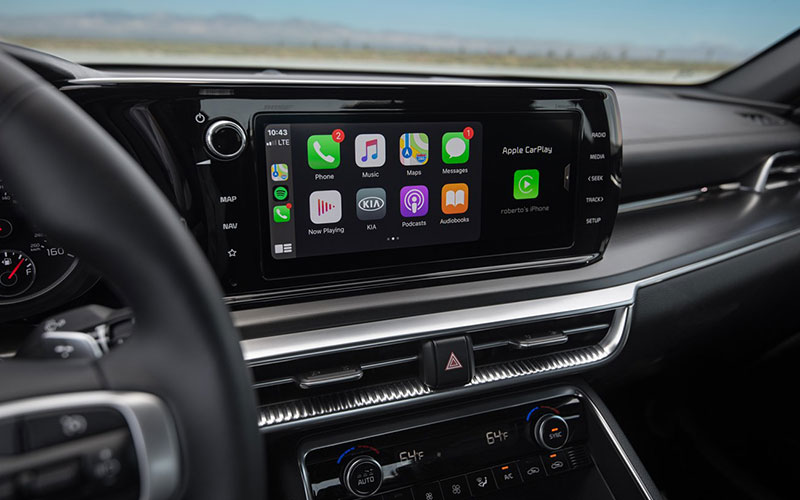 Kia K5 Apple CarPlay - kiamedia.com