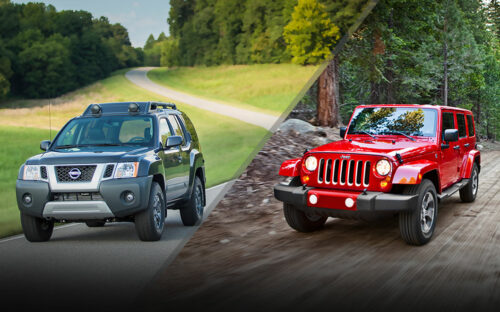 Under $15K: Jeep Wrangler vs Nissan Xterra