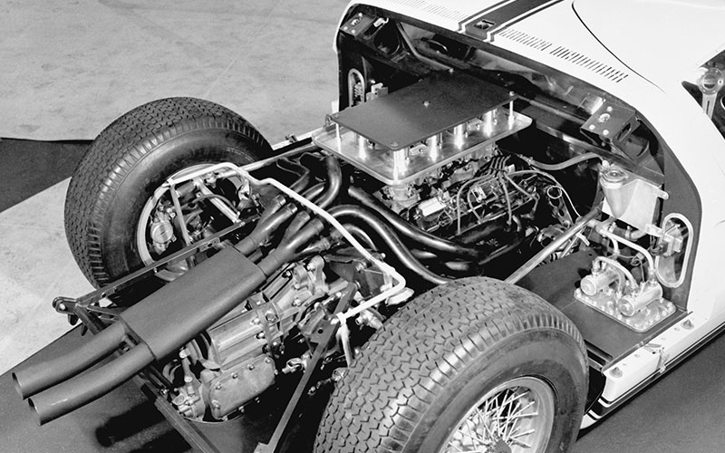 1964 Ford GT 289 engine - media.ford.com