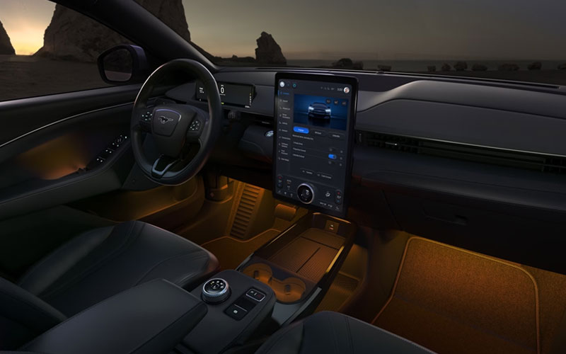 2023 Ford Mustang Mach-E Ambient Lighting - ford.com