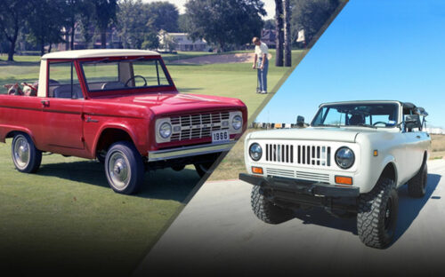 Ford Bronco vs International Harvester Scout II