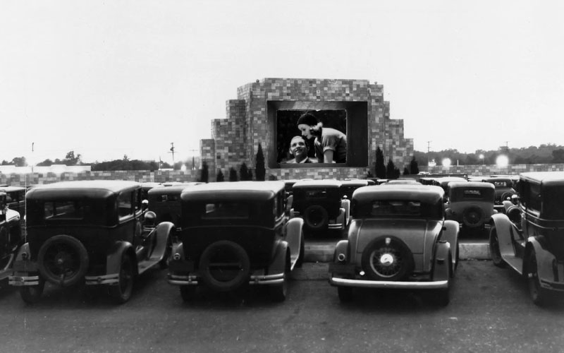 Early Drive-In Theater - history.com Early Drive-In Theater - history.com