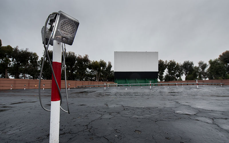 Empty Drive-In Theater Empty Drive-In Theater