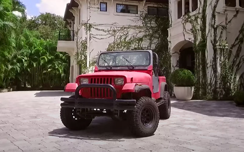 John Cena's 1989 Jeep Wrangler - WWE on YouTube