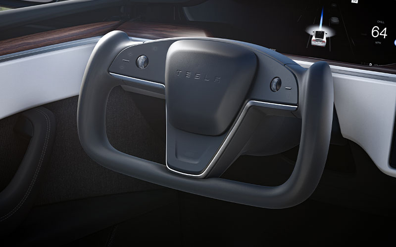 2023 Tesla Model X Yoke Steering Wheel - tesla.com