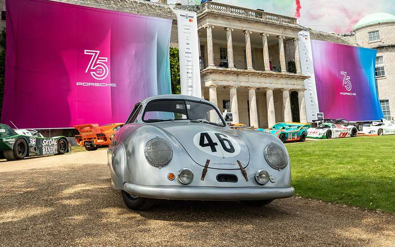 Porsche 356 Le Mans racer at Goodwood House - goodwood.com Porsche 356 Le Mans racer at Goodwood House - goodwood.com
