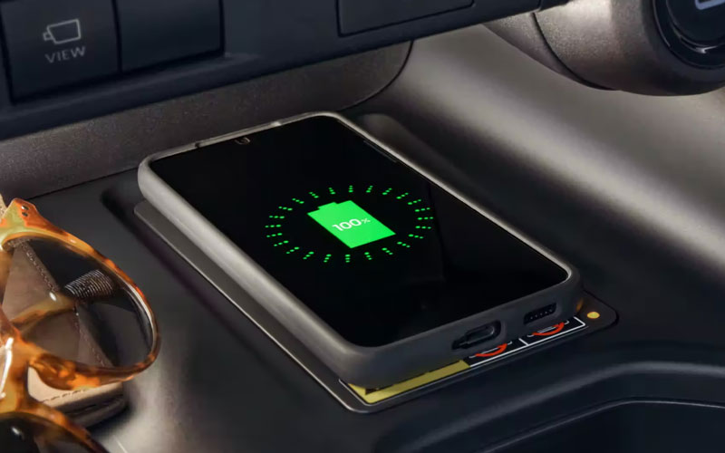 2024 Toyota Grand Highlander wireless charging pad - toyota.com