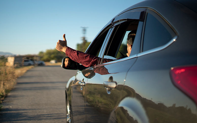 Scratch-free car