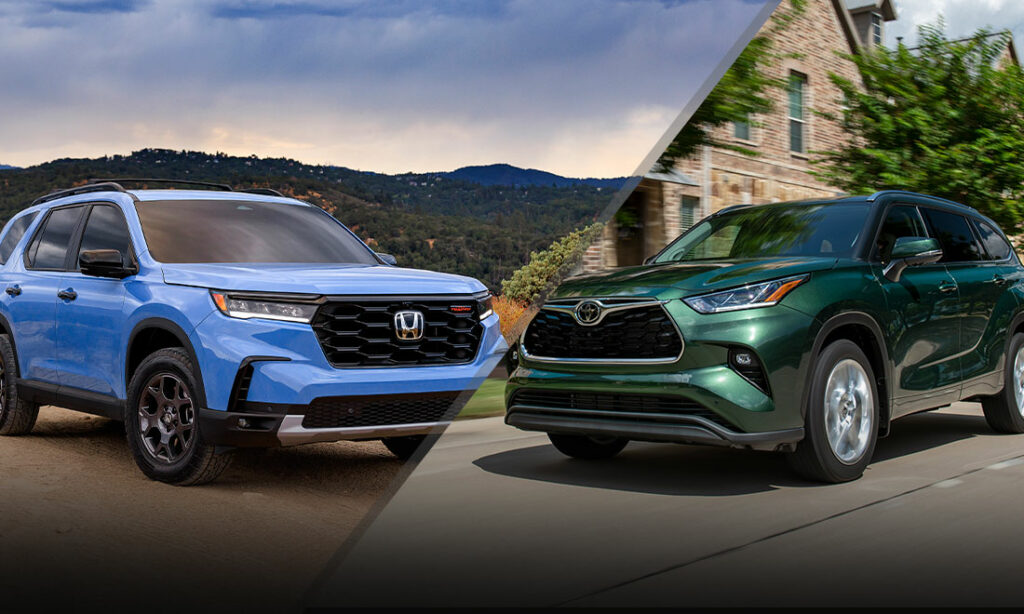 Head-to-Head: 2023 Toyota Highlander vs 2023 Honda Pilot