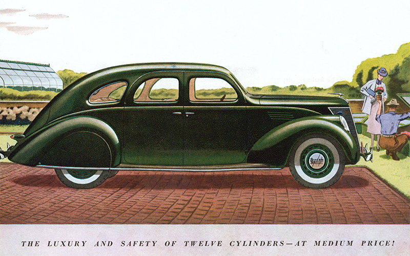 1936 Lincoln Zephyr advertisement - media.lincoln.com