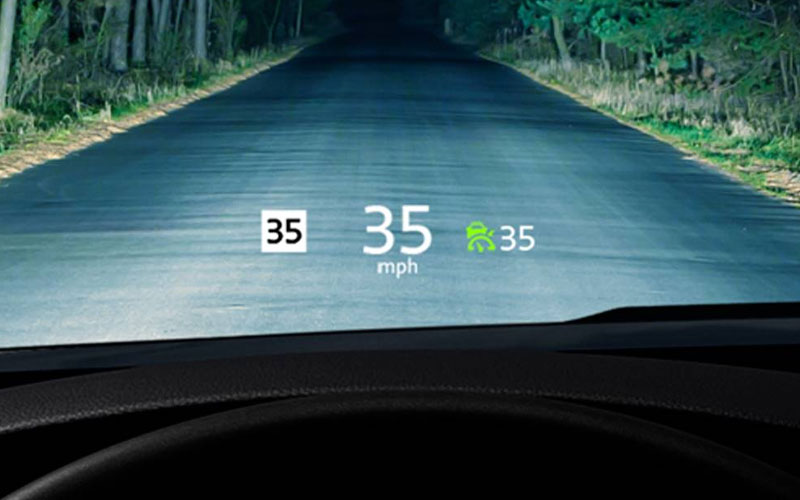 2024 Mazda CX-50 heads-up display - mazdausa.com