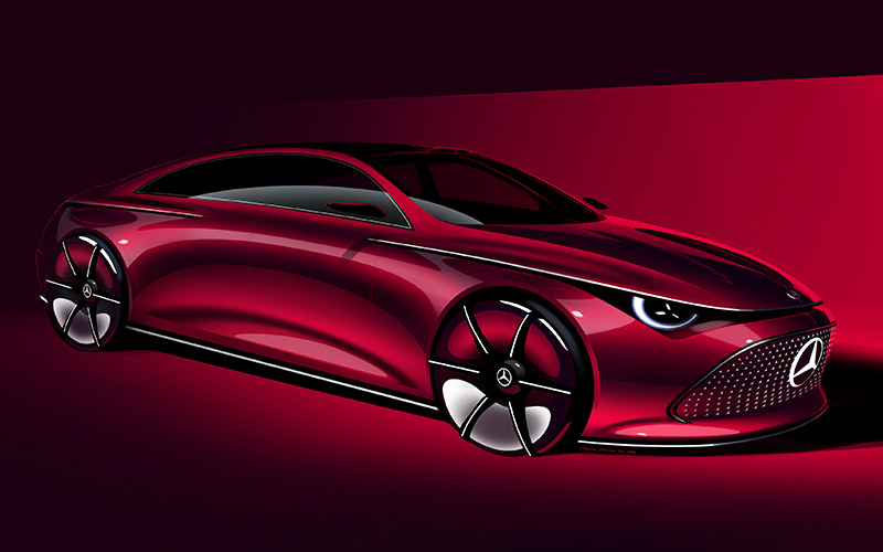 Mercedes-Benz CLA-Class EV Concept - mbusa.com